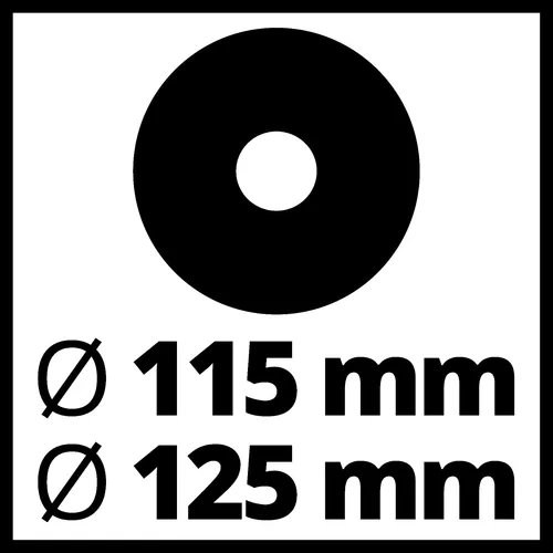 Einhell 4431044 angle grinder 2.67 kg