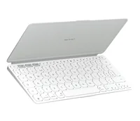 Logitech Tastatur Keys-To-Go 2 Apple Pale grey - Tastatur Typ: Mobile - Tastaturlayout: QWERTZ (CH) - Tastatur Features: Hotkeys - Medientasten - Easy Switch - Keyboard Tasten: Chiclet (Notebook) - Detailfarbe: Weiss - Grau - Ziffernblock: Nein