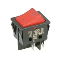 Bachmann 924.099 electrical switch Rocker switch 2P Black, Red