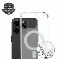 4smarts Back Cover Hybrid Case Ibiza UltiMag iPhone 15 Plus - Grundfarbe: Transparent - Fallsicher: Nein - Kompatible Hersteller: Apple - Detailfarbe: Transparent - Mobiltelefon Kompatibilität: iPhone 15 Plus - Material: Polycarbonat (PC) - Thermoplastisc