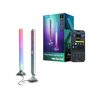 Govee Gaming-Lichtleisten Pro - Betriebsart: Netzbetrieb - Lampensockel: LED fest verbaut - Smart Home: Kompatibel - Zusätzliche Ausstattung: Variable Farbtemperatur - Anwendungsbereich: Indoor - Gesamtleistung: 24 W