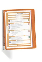 DURABLE WandSichttafelsys. VarioWall 5 Sichttafeln orange