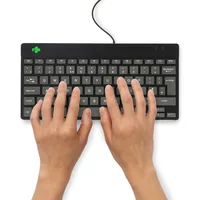 R-Go Tastatur Compact Break UK-Layout verkabelt schwarz