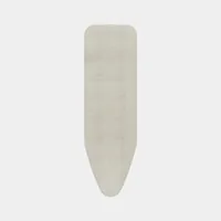 Brabantia Bügelbrettbezug Denim Grau - Bügelbrettbezug: Baumwolle (CO) - Zubehörtyp: Bügelbrettbezug - Detailfarbe: Grau - Breite max.: 38 cm - Material: Textil - Länge max.: 124 cm