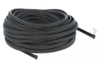 DELOCK Geflechtschlauch dehnbar 10m x 6mm schwarz