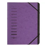PAGNA Ordnungsmappe A4 40058-10 aubergine 7-teilig