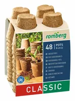Romberg Aufzuchttöpfe 48 Stück , 8 cm rund - Anzahl Mulden: 0