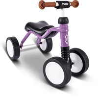 PUKY Rutschfahrzeug Wutsch perky purple - Fahrzeugtyp: Rutschfahrzeug - Altersempfehlung ab: 18 Monaten - Ausstattung: Lenkeinschlagbegrenzung - Detailfarbe: Violett - Material: Aluminium