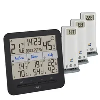 TFA Dostmann Thermo-/Hygrometer KLIMA@HOME 2 - Detailfarbe: Schwarz - Typ: Thermo-/Hygrometer - Anwendungsbereich: Temperatur-/Feuchtemessung