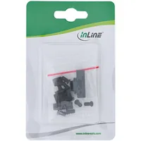 InLine 59941H protezione antipolvere Copertura antipolvere per PC/Server Nero