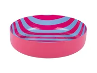 present time Schale Bowl Animado Medium, Bright pink / Soft blue - Unterteilungsmöglichkeit: Nein - Material: Eisen - Detailfarbe: Hellblau - Pink - Set: Nein - Form: Rund