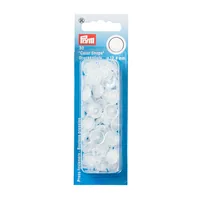 Prym Druckknöpfe Color Snaps Glänzend, Ø 12,4 mm, 30 Stück - Detailfarbe: Transparent
