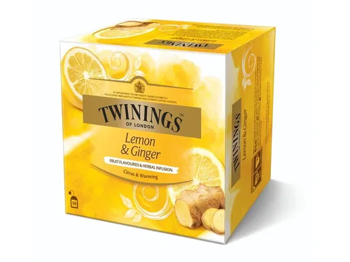 TWININGS Warming Zitrone & Ingwer 100016323 Beutel 1.5g, 50 Stk.