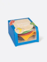 EatMySocks Socken Cheeseburger 1 Paar, One Size - Produkttyp Geschenke: Socken - Empfänger Geschenke: Für Kinder - Für Männer - Für Frauen - Anlass: Weihnachten - Abschied - Geburtstag - Freundschaft - Fun