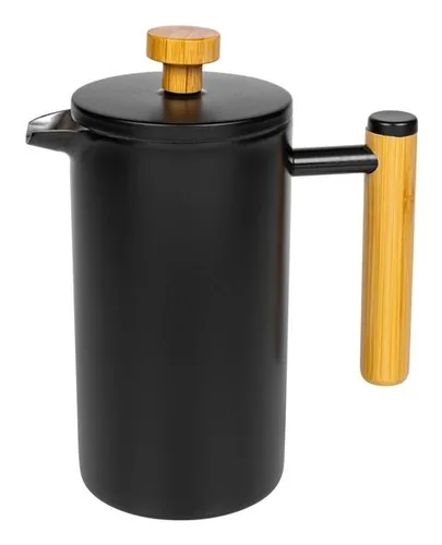 FURBER Kaffeebereiter 0.75 l, Schwarz - Materialtyp: Metall - Material: Edelstahl - Zubereitungssystem: French Press - Detailfarbe: Schwarz - Anzahl Tassen: 6 × - Fassungsvermögen: 0.75 l