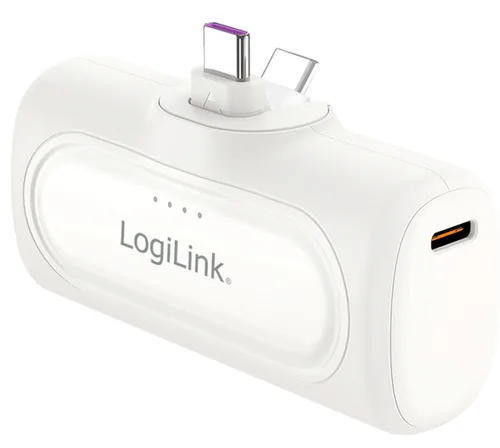 LogiLink PA0349W power bank 5000 mAh White