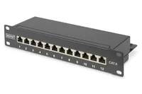 DIGITUS CAT 6 PATCH PANEL CLASS E SHIELDED 12 PORT