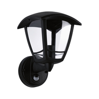 Paulmann Wandleuchte Classic Curved Bewegungsmelder Schwarz, eckig - Dimmbar: dimmbar - Lichtfarbe: Je nach Leuchtmittel - Warmweiss - Zusätzliche Ausstattung: Bewegungssensor - Farbtemperatur Kelvin: Je nach Leuchtmittel - Leuchtenfarbe: Schwarz - Lichta