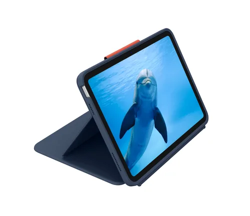 Logitech Rugged Combo 4 Touch - Tastatur und Foliohülle - mit Trackpad - Apple Smart connector 