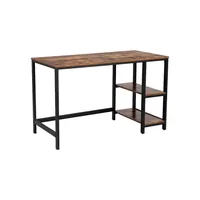 Songmics Tisch LWD47X Vintagebraun-Schwarz - Material: Spanplatte - Stahl - Belastbarkeit: 50 kg