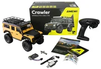 Amewi RC Crawler Mini-D90 AMXRock 4WD 1:16 RTR gelb
