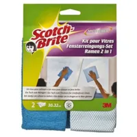 Scotch-Brite Fensterreinigungstuch Scotch-Brite Mikrofaser Set, 2 Stück - Einsatzgebiet: Glas - Fenster - Material: Mikrofaser - Parfümiert: Nein - Tuchart: Fensterreinigungstuch - Eigenschaften: Keine Eigenschaft - Verpackungseinheit: 2 Stück