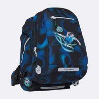 Beckmann Schulthek-Set Classic Magic League 6-teilig - Altersempfehlung ab: 6 Jahren - Wasserabweisend: Ja - Detailfarbe: Dunkelblau - Schwarz - Gewicht: 940 g - Volumen: 22 l - Motiv: Fussball