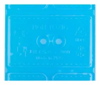 KOOR Kühlelement Arctico L, Doppelpack Transparent - Breite: 12 cm - Detailfarbe: Blau - Länge: 25 cm