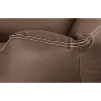 Knuffelwuff Hunde-Bett Sidney Kunstleder M-L, 85 x 63 cm, Braun - Produkttyp: Bett - Tierart: Hund - Detailfarbe: Braun - Breite: 63 cm - Länge: 85 cm
