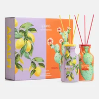 ipuro Duftstäbchen Amalfi & Mexico 2 x 50 ml - Duft: Amber - Cassis - Himbeere - Jasmin - Kaktusfeige - Mandarine - Mango - Rose - Sandelholz - Vanille - Zitrone - Volumen: 50 ml