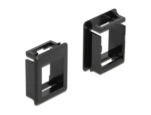 DeLOCK Keystone Holder for cases 4 pieces black
