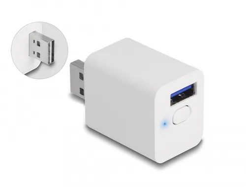 Delock WLAN EASY-USB Smart Schalter MQTT - Detailfarbe: Weiss - Produkttyp: Smartplugs - Protokoll: WLAN - Systemkommunikation: Wireless - System-Kompatibilität: Amazon Alexa