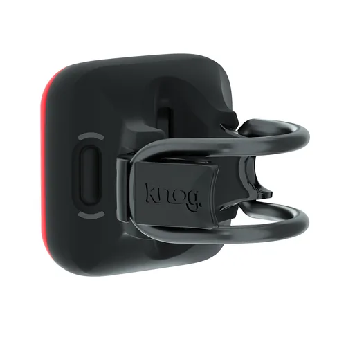 knog. Velolampe Blinder Square Rücklicht, Schwarz - Betriebsart: Akkubetrieb - Lichtfarbe: Rot - Montageart: Gummizug - Leuchten Kategorie: Rücklicht - Leuchtmittel: LED - Lichtstärke: 100 lm