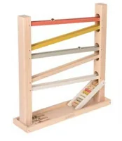 Spielba Holzspielwaren Kugelbahn mit Murmeln - Altersempfehlung ab: 36 Monaten - Material: FSC®-Holz - Nachhaltigkeit: FSC®