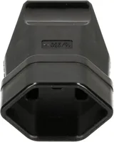 Max Hauri Kupplung T23 - Schwarz - Detailfarbe: Schwarz - Stromanschluss Seite A: T23 - Schalter: Nein - Stromanschluss Seite B: Schraubklemme - Typ: Kupplung