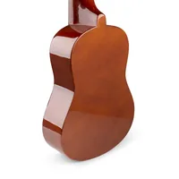MAX Ukulele UKEY Set Soprano Dunkel Natur 21 Zoll