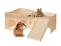 Resch Kaninchenschloss ohne Turm - Nagetierart: Zwergkaninchen - Meerschweinchen - Kaninchen - Material: Holz - Tierart: Nager