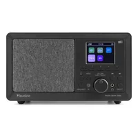Audizio DAB+ Radio Padova Braun/Schwarz - Radio Tuner: FM - DAB+ - Stromversorgung: Netzbetrieb - Detailfarbe: Braun - Schwarz - Ausstattung: Sleep-Timer - Display - Weckfunktion - Fernbedienung - Senderspeicher - Typ: Tischradio