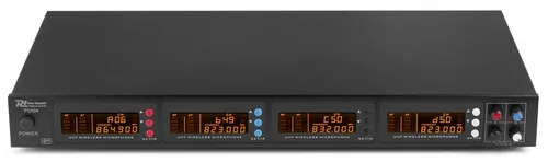 Power Dynamics Funksystem PD504H - Anschlüsse: 6.3 mm Klinke - XLR - Betriebsart: Netzbetrieb - Frequenzbereich: Siehe Handbuch - Signalverarbeitung: Digital - Wandlerprinzip: Dynamisch - Richtcharakteristik: Niere