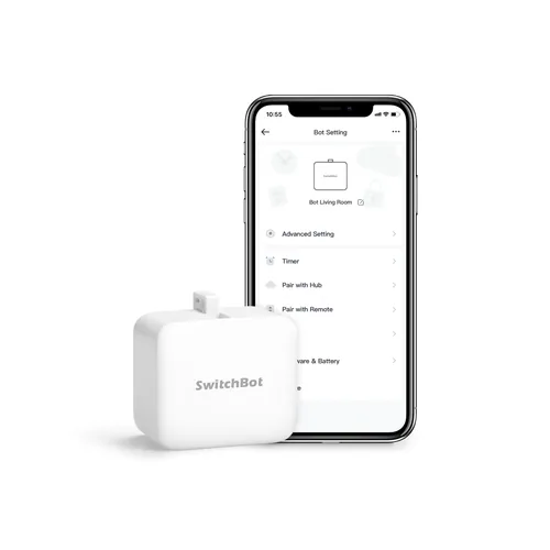 SwitchBot Tastermodul  Weiss - Detailfarbe: Weiss - Produkttyp: Taster und Schalter - Protokoll: WLAN - Systemkommunikation: Wireless - System-Kompatibilität: Google Assistant - Amazon Alexa