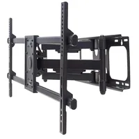 Manhattan Wall Mount for TV & Monitors (Full Motion), For screens 37" to 75", VESA compatibility: all between 200x200mm to 800x400mm - check the dimensions of the four mounting holes on back of screen to ensure it fits, Max 75kg, Black, Bracket, Lifetime 