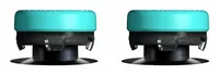 KontrolFreek Performance Thumbsticks ? Lotus Edition (türkis/schwarz, 2 Stück, für Playstation 5/4 Controller)
