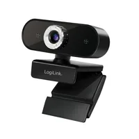 Logilink Webcam 1080p FHD Webcam Mikrofon schwarz