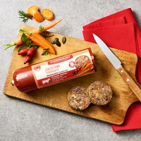 Fleischeslust Nassfutter Classic Zartes Rind, 400 g - Tierbedürfnis: Kein besonderes Bedürfnis - Geschmacksrichtung: Rind - Zertifikate: Keine Zertifizierung - Fleischsorte: Rind - Futtereigenschaft: Getreidefrei - Ohne künstliche Zusätze - Single Protein