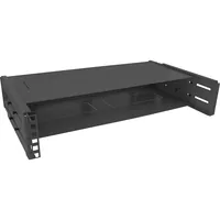 InLine 19102B Rack 2U Wandmontiertes Regal Schwarz