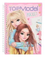 Depesche Malbuch Pocket Top Model 120 Seiten, 1 Bogen Sticker - Papierformat: 13 x 17 cm - Produkttyp: Malbuch - Anwender: Mädchen
