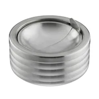 Relaxdays 10025043 ashtray Oval Stainless steel