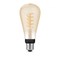 Philips Hue White Ambiance E27 Einzelpack Giant Edison Filament 550 lm - Energieeffizienzklasse: G - Lampensockel: E27 - Protokoll: Bluetooth - ZigBee - Smart Home: Kompatibel - Farbtemperatur Kelvin: 4000 K - Gesamtleistung: 7 W