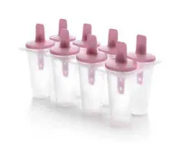 Ibili Glaceform 8 Stück, Rosa - Material: Kunststoff - Detailfarbe: Rosa - Form: Rund