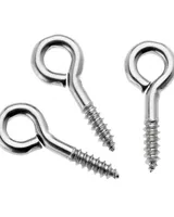Glorex Kleineisenteile Ringschrauben 8 x 3 mm, 24 Stück - Zubehörart Basteln: Kleinteile